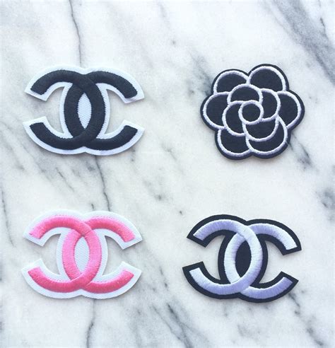 chanel iron on patch|chanel iron on applique.